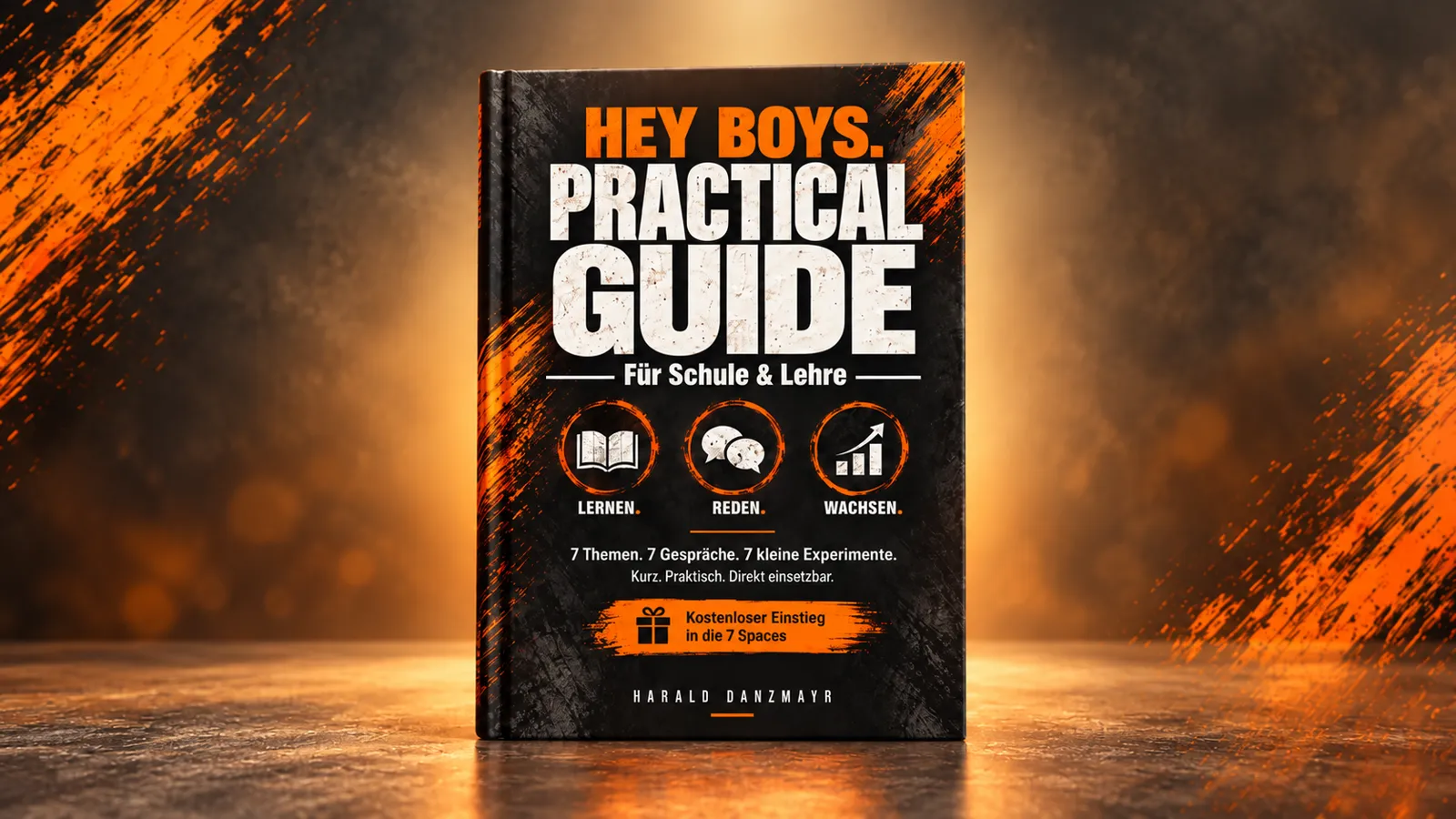 Cover des HEY BOYS Practical Guide für Schule und Lehre.